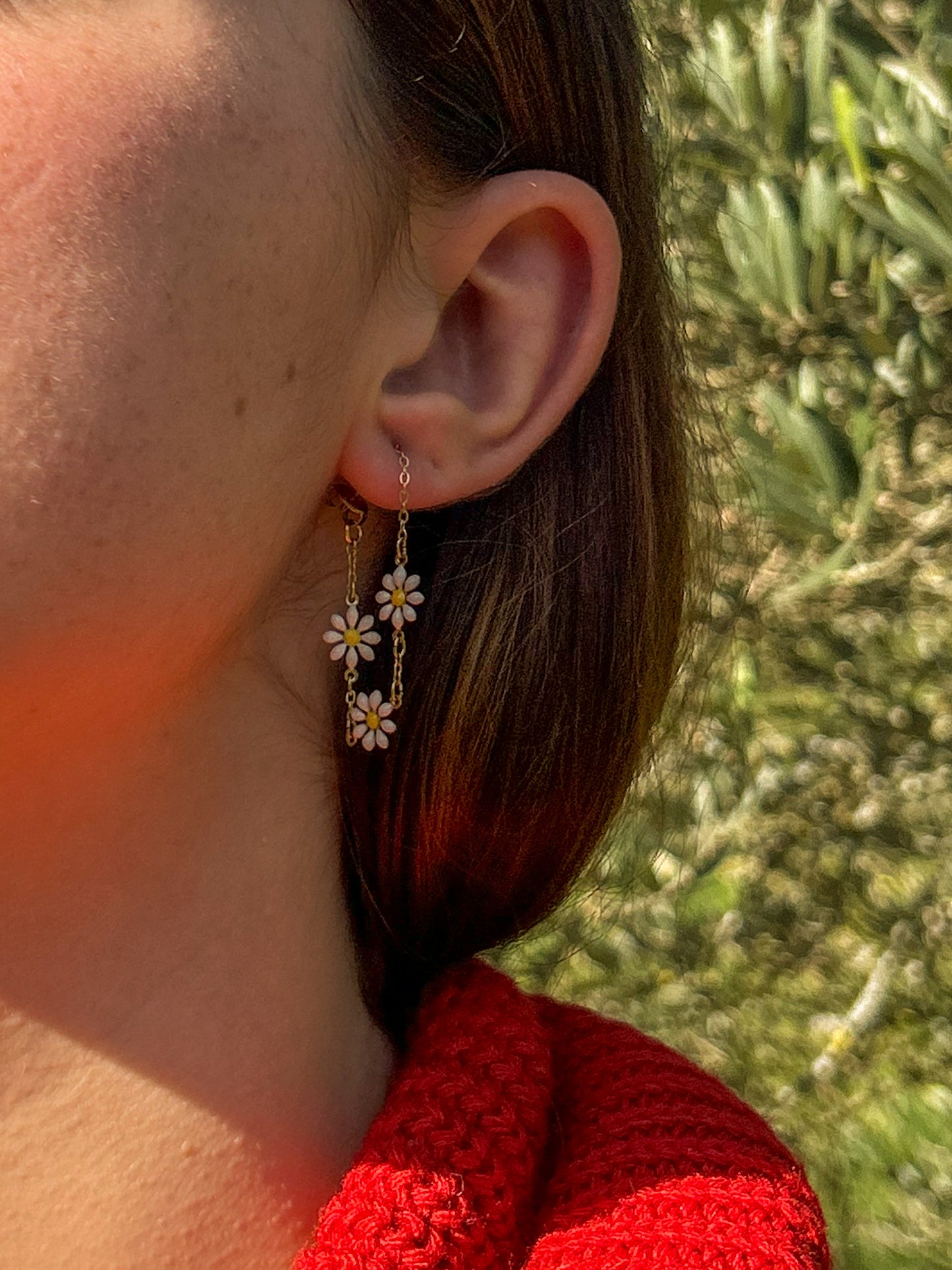 Boucles d’oreilles « Marguerites »