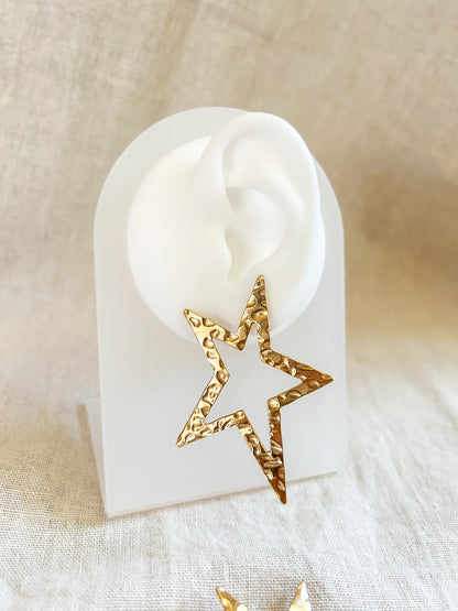 Boucles d'oreilles "Etoiles XL"